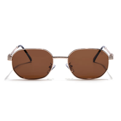 Imperial - Golden Rectangle Polarized Sunglasses (WH4149PCL2235)