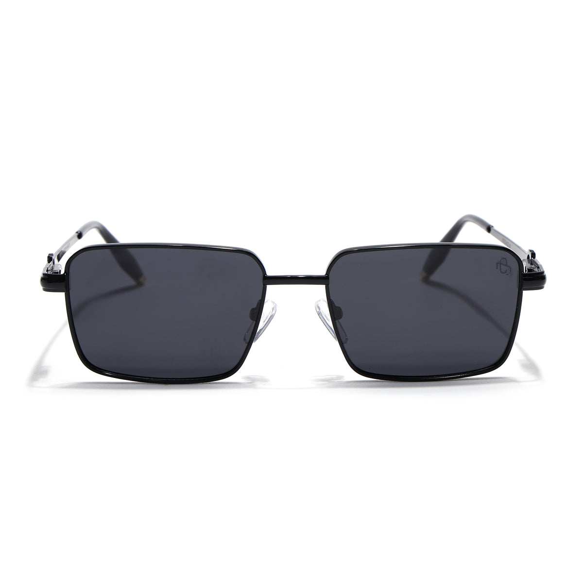 Mocha - Black Rectangle Polarized Sunglasses (WS1411PCL2192)
