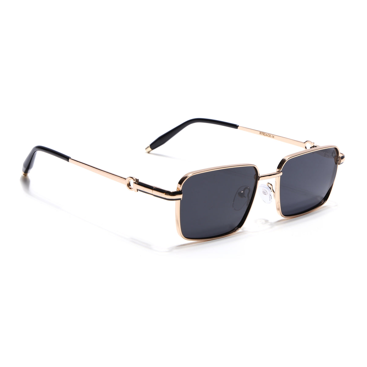 Mocha - Golden Rectangle Polarized Sunglasses (WS1411PCL2196)