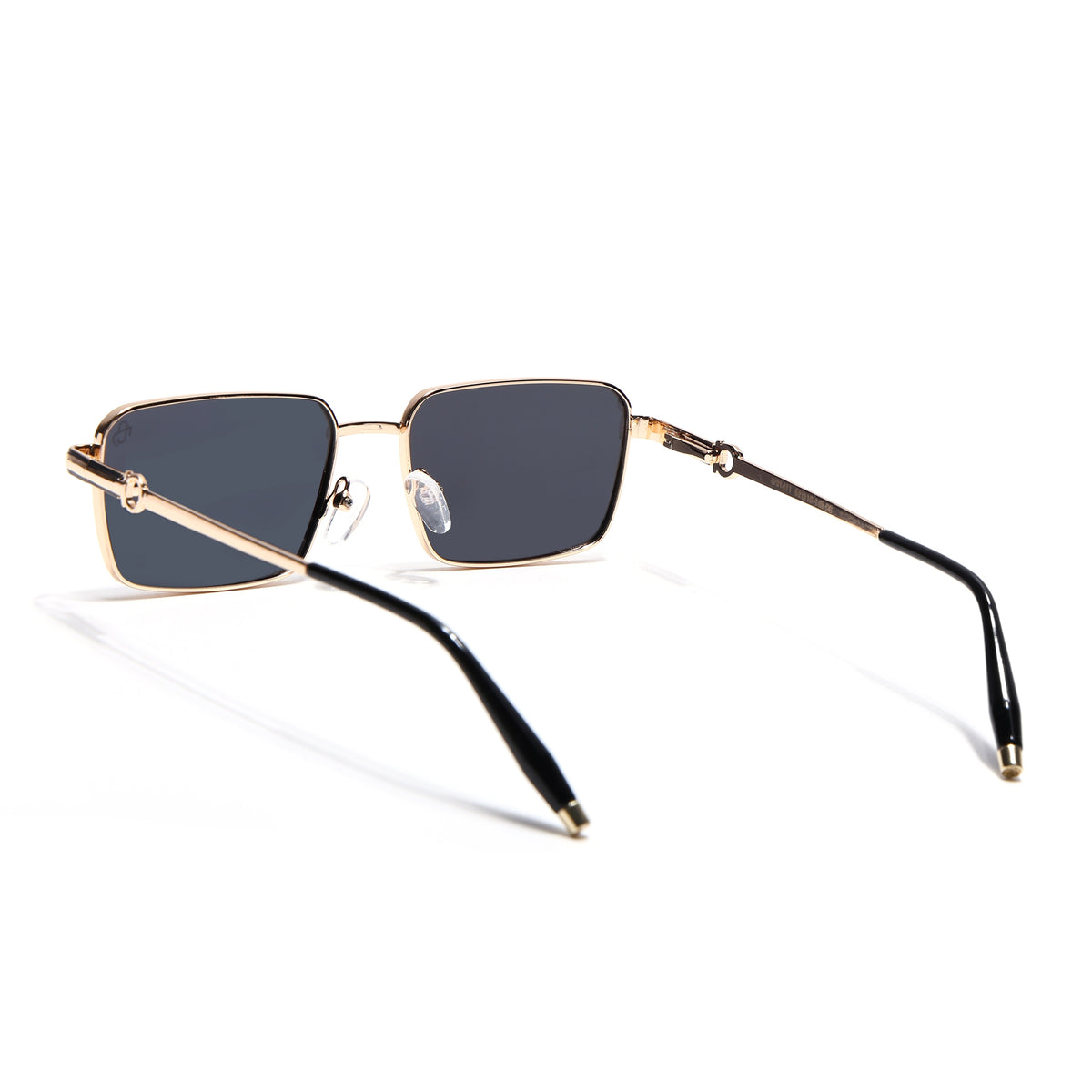 Mocha - Golden Rectangle Polarized Sunglasses (WS1411PCL2196)