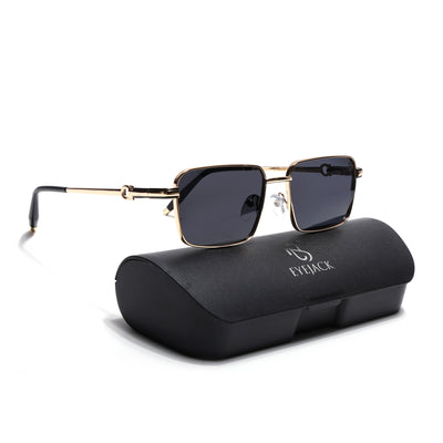 Mocha - Golden Rectangle Polarized Sunglasses (WS1411PCL2196)