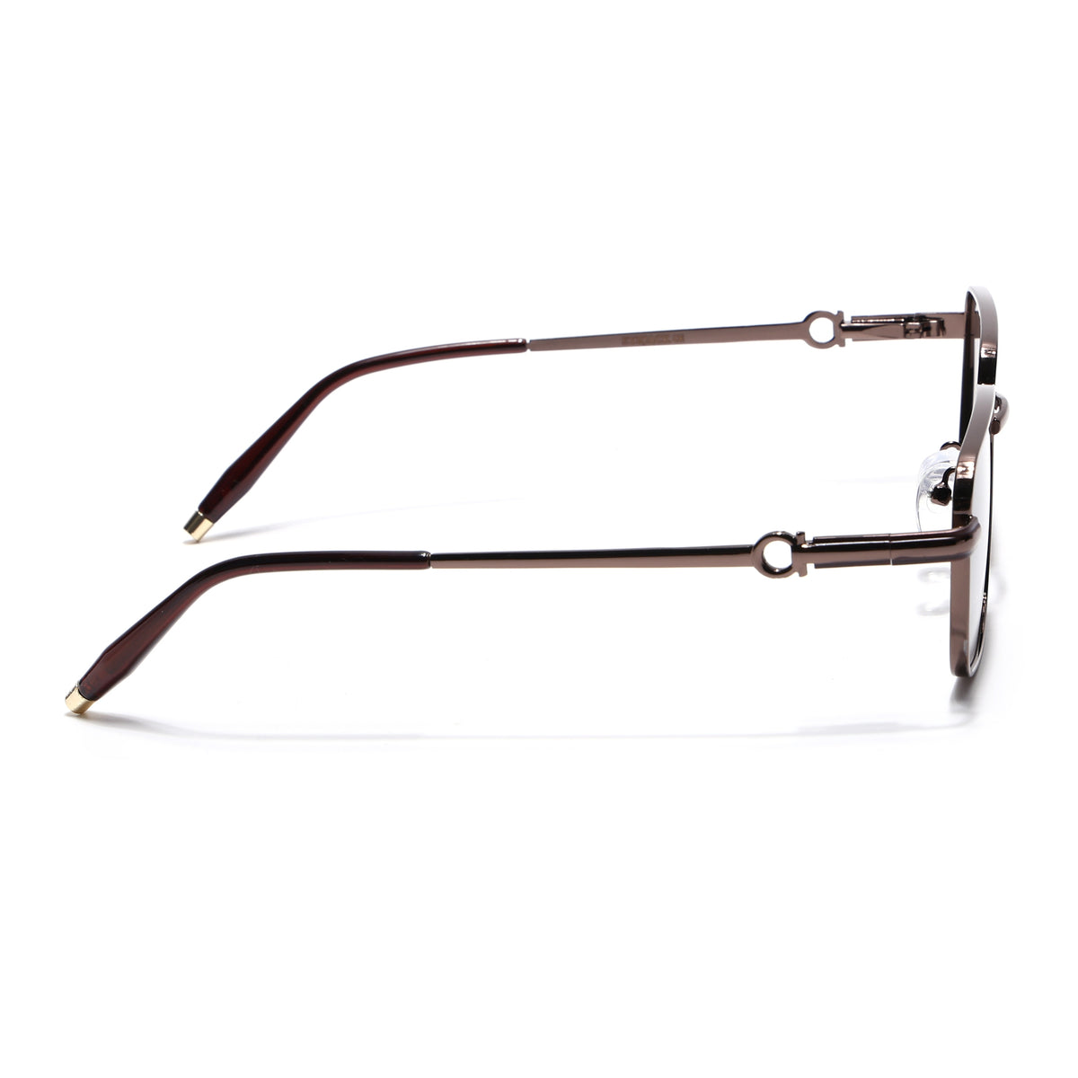 Mocha - Brown Rectangle Polarized Sunglasses (WS1411PCL2197)