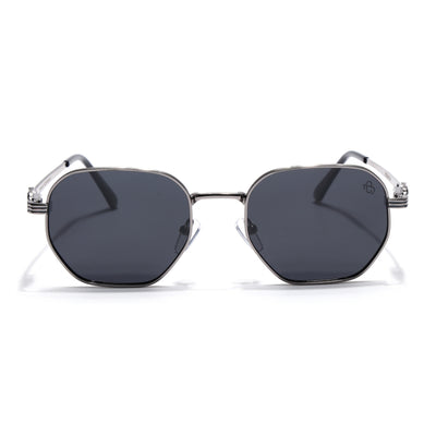 Majesty - Grey Wayfarer Polarized Sunglasses (WS1419PCL2204)