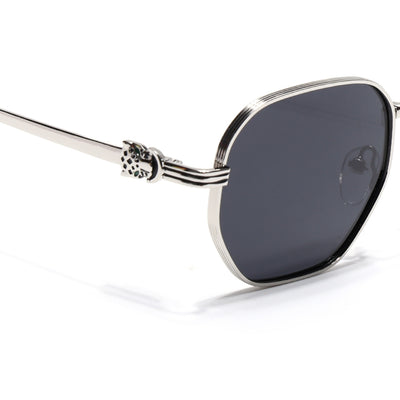 Majesty - Silver Wayfarer Polarized Sunglasses (WS1419PCL2205)