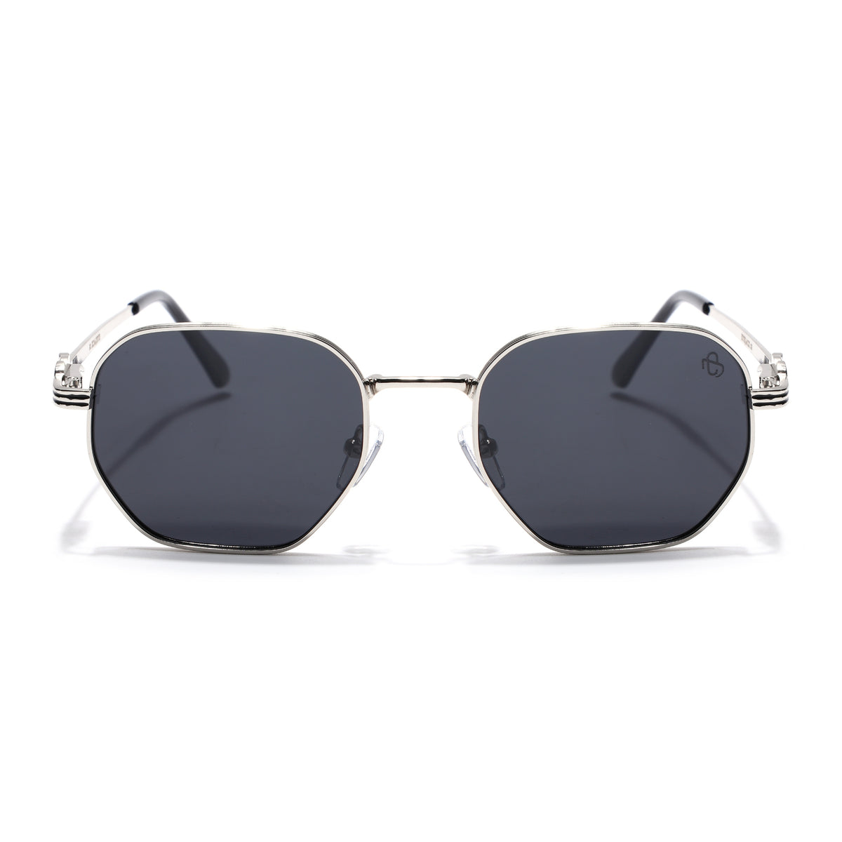 Majesty - Silver Wayfarer Polarized Sunglasses (WS1419PCL2205)