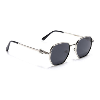 Majesty - Silver Wayfarer Polarized Sunglasses (WS1419PCL2205)