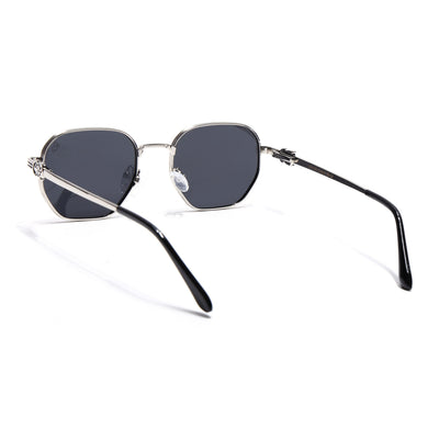 Majesty - Silver Wayfarer Polarized Sunglasses (WS1419PCL2205)