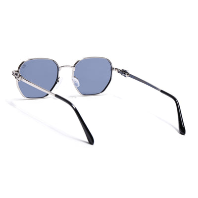 Majesty - Silver Wayfarer Polarized Sunglasses (WS1419PCL2206)