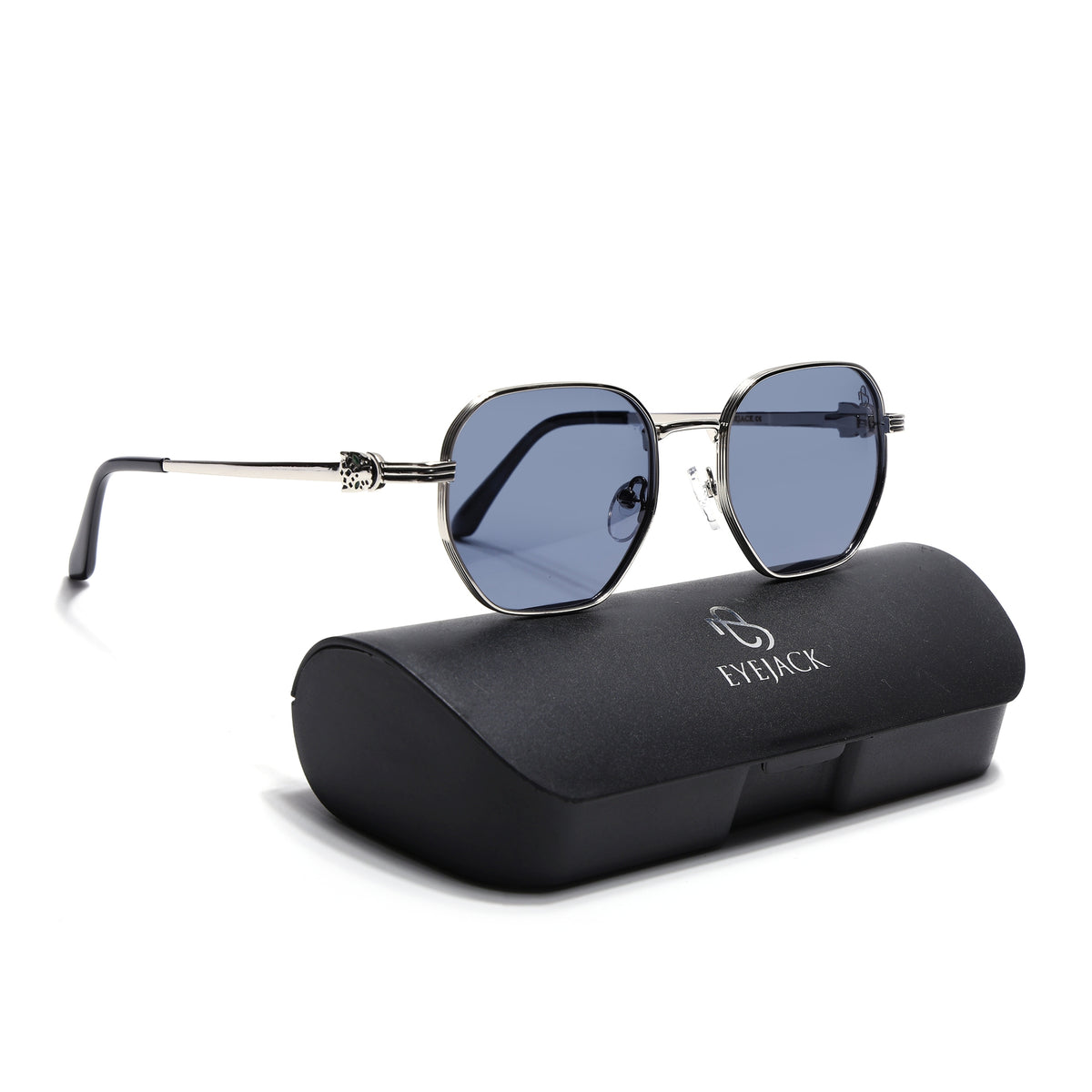 Majesty - Silver Wayfarer Polarized Sunglasses (WS1419PCL2206)