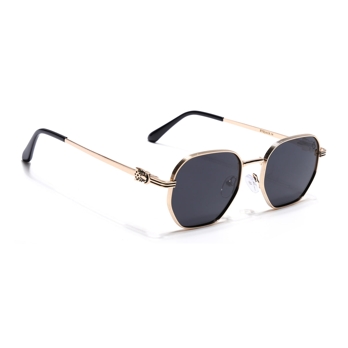 Majesty - Golden Wayfarer Polarized Sunglasses (WS1419PCL2207)