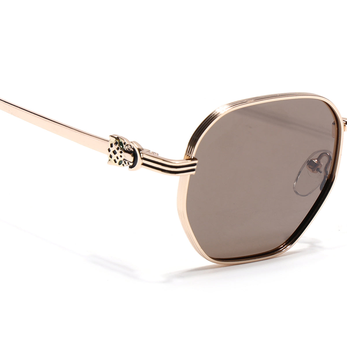 Majesty - Golden Wayfarer Polarized Sunglasses (WS1419PCL2208)