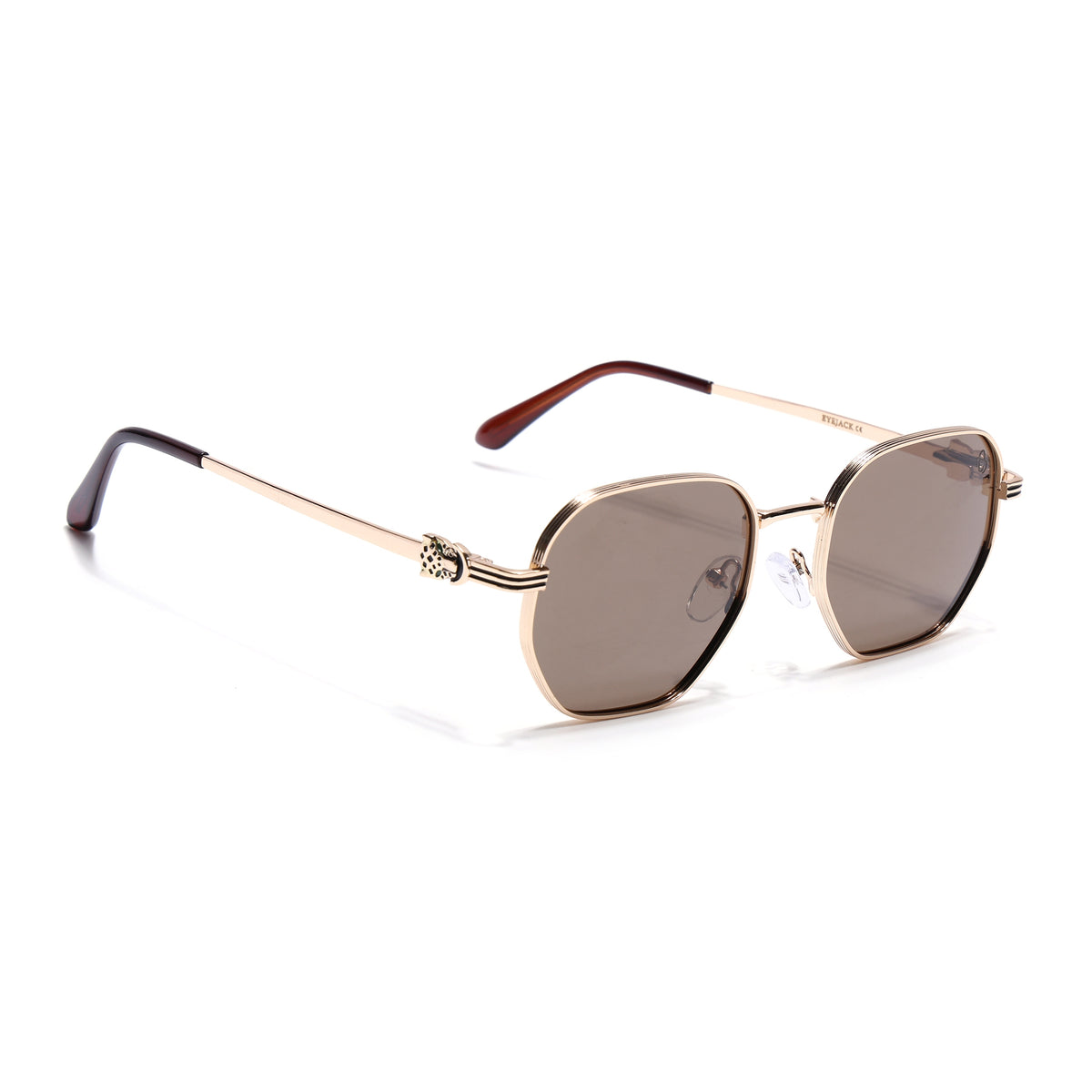 Majesty - Golden Wayfarer Polarized Sunglasses (WS1419PCL2208)