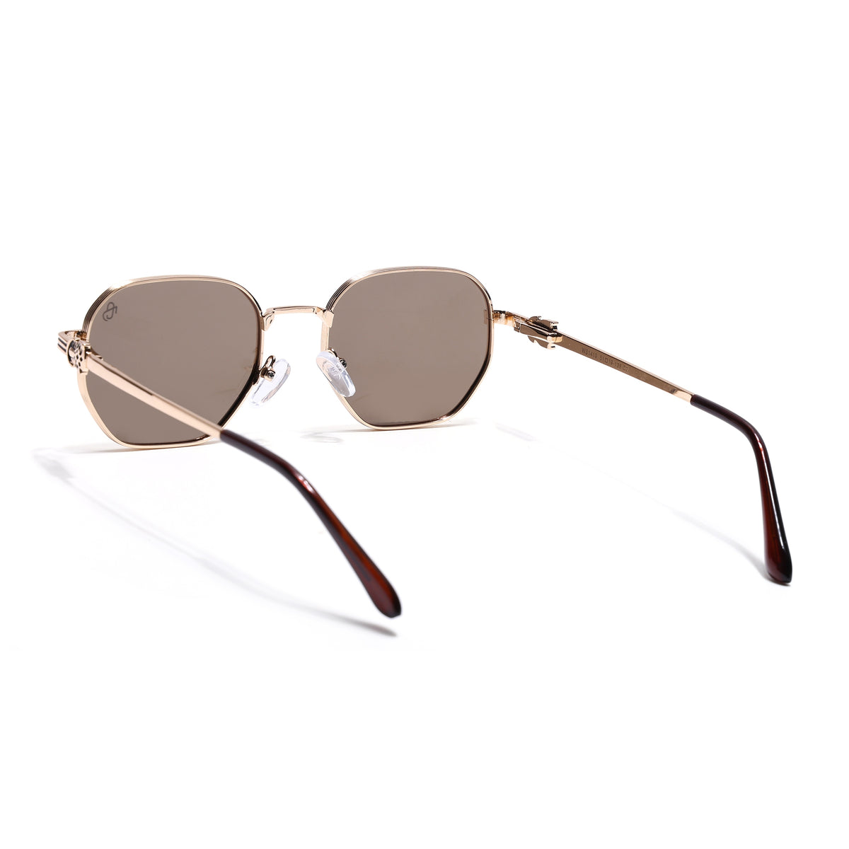 Majesty - Golden Wayfarer Polarized Sunglasses (WS1419PCL2208)