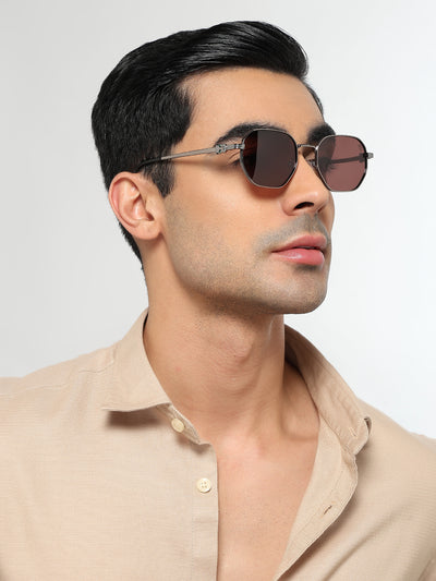 Majesty - Grey Wayfarer Polarized Sunglasses (WS1419PCL2209)