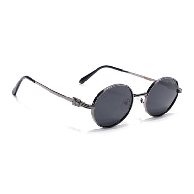 Simba - Grey Oval Polarized Sunglasse (WS1420PCL2210)