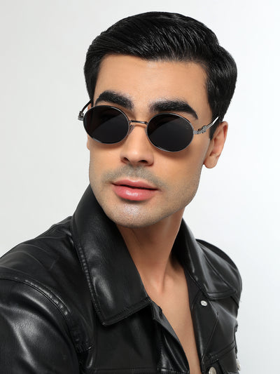 Simba - Grey Oval Polarized Sunglasse (WS1420PCL2210)