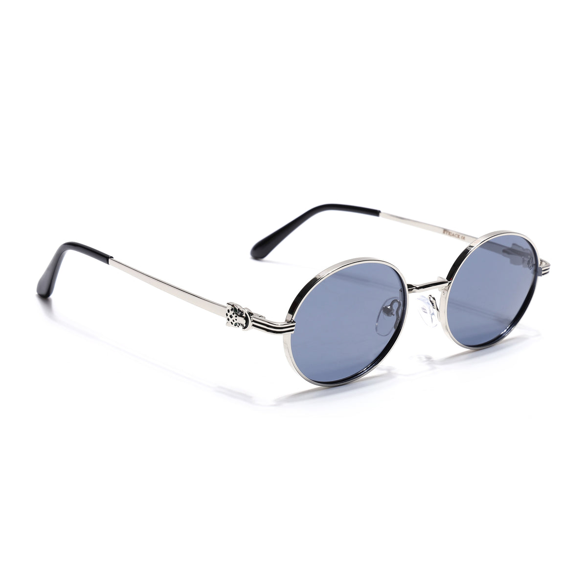 Simba - Silver Oval Polarized Sunglasses (WS1420PCL2212)
