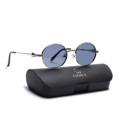 Simba - Silver Oval Polarized Sunglasses (WS1420PCL2212)