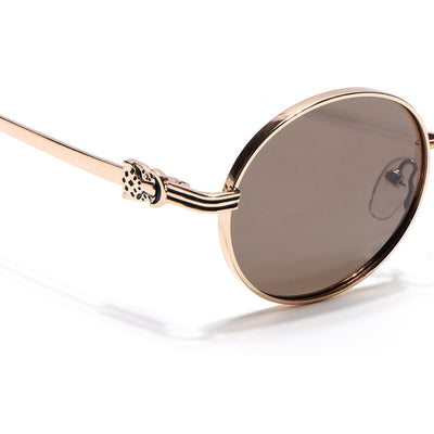 Simba - Golden Oval Polarized Sunglasses (WS1420PCL2214)