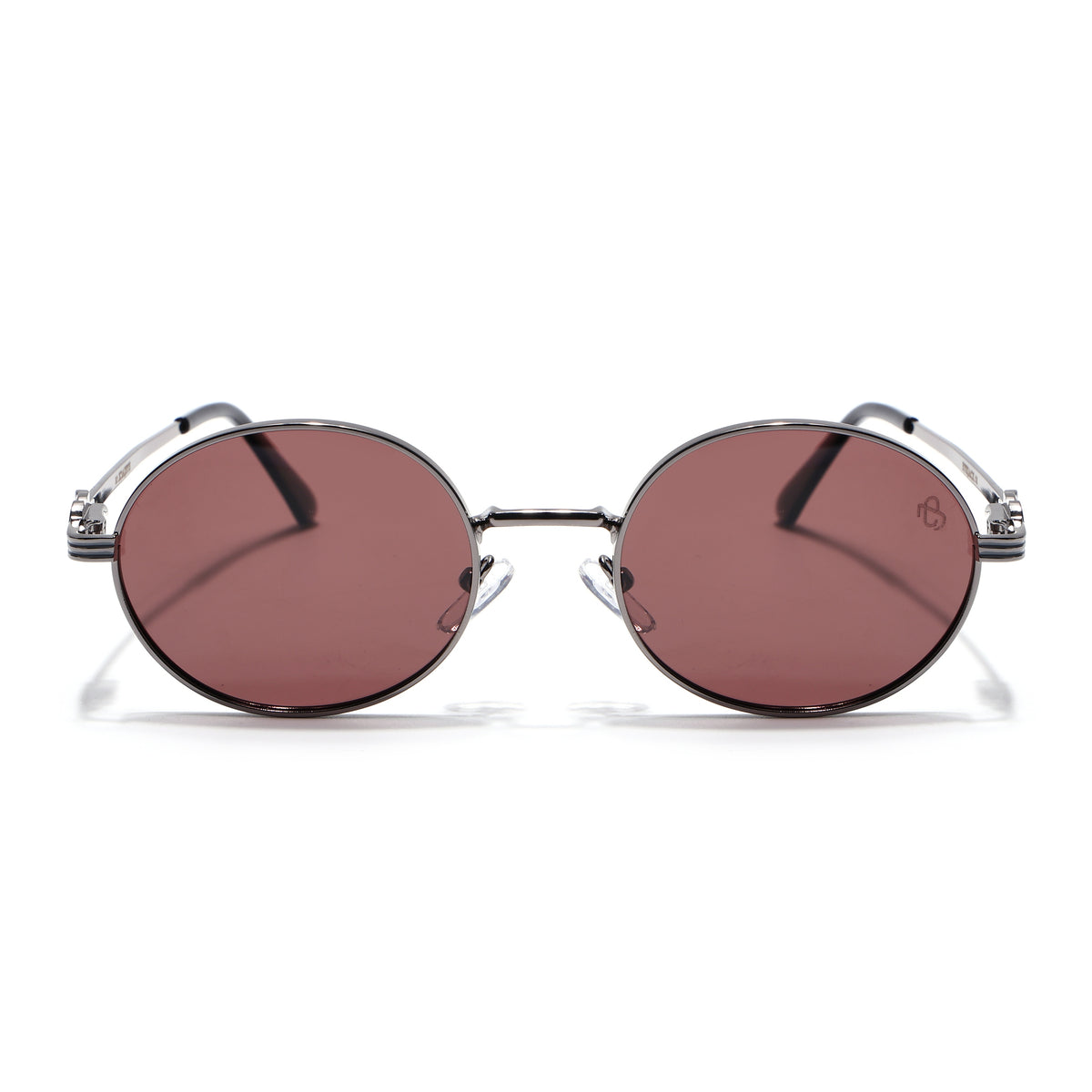 Simba - Grey Oval Polarized Sunglasses (WS1420PCL2215)