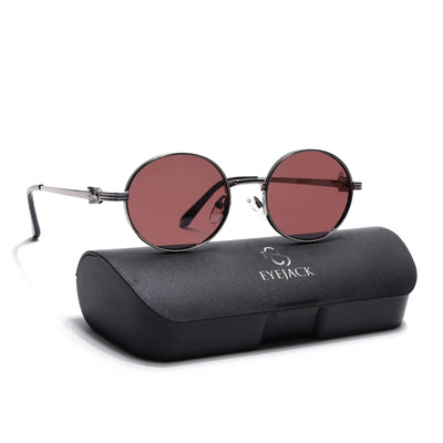 Simba - Grey Oval Polarized Sunglasses (WS1420PCL2215)