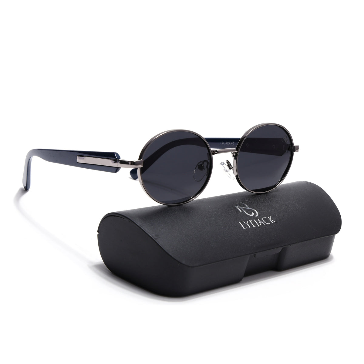 Cruze - Grey Oval Polarized Sunglasses (WU14110PCL2198)