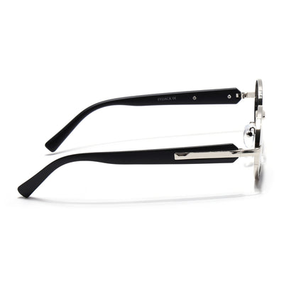 Cruze - Silver Oval Polarized Sunglasses (WU14110PCL2199)