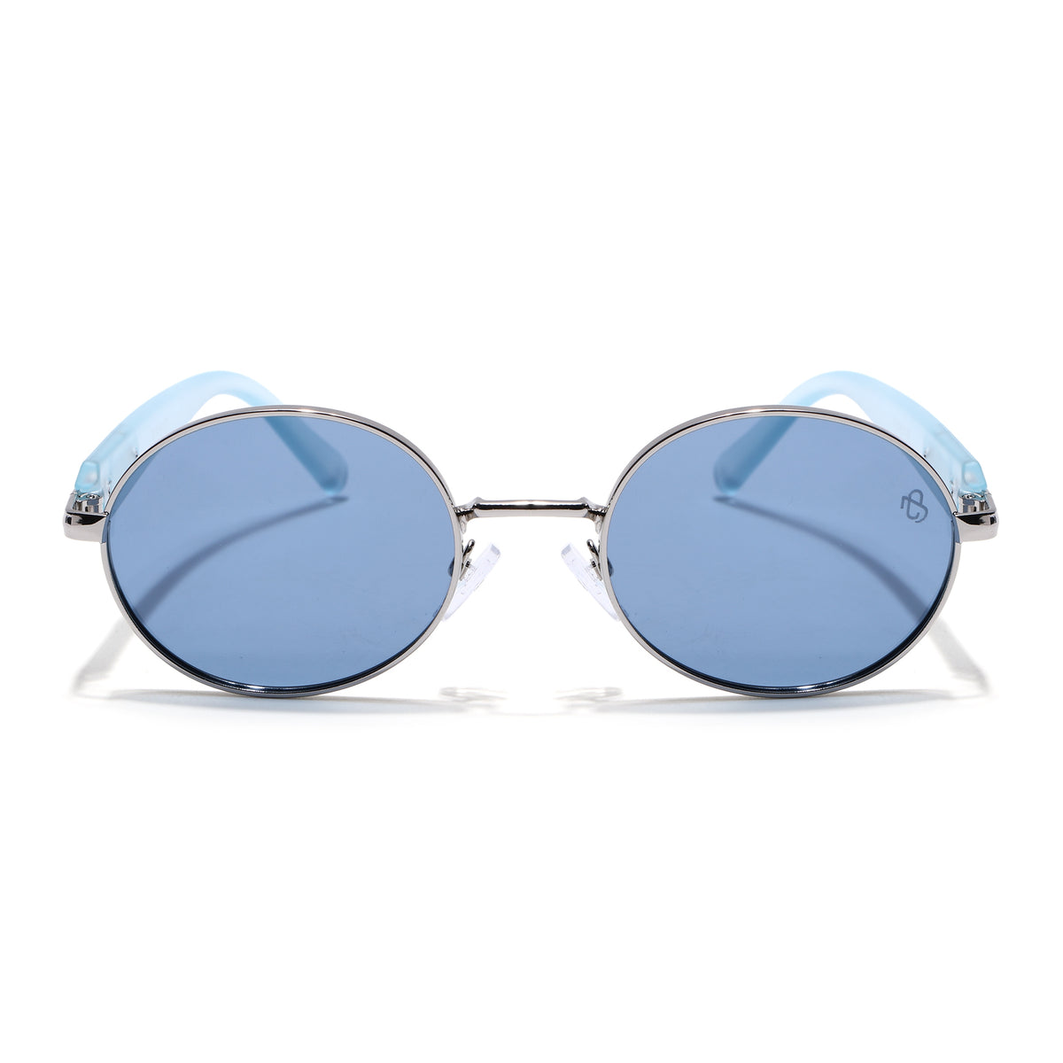Cruze - Silver Oval Polarized Sunglasses (WU14110PCL2200)