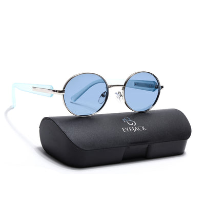 Cruze - Silver Oval Polarized Sunglasses (WU14110PCL2200)