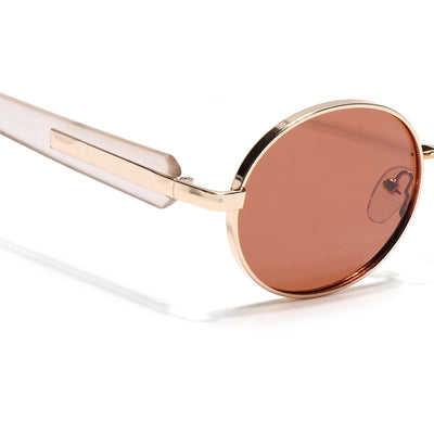 Cruze - Golden Oval Polarized Sunglasses (WU14110PCL2202)