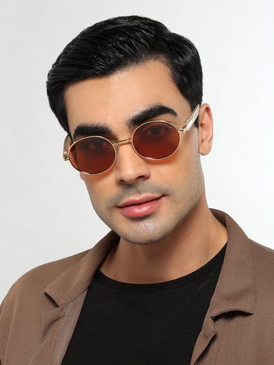 Cruze - Golden Oval Polarized Sunglasses (WU14110PCL2202)