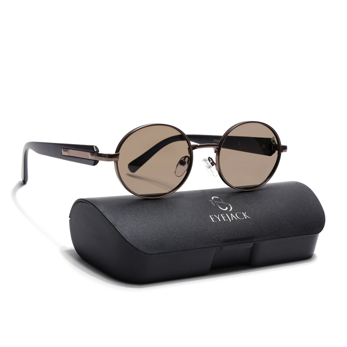 Cruze - Brown Oval Polarized Sunglasses (WU14110PCL2203)