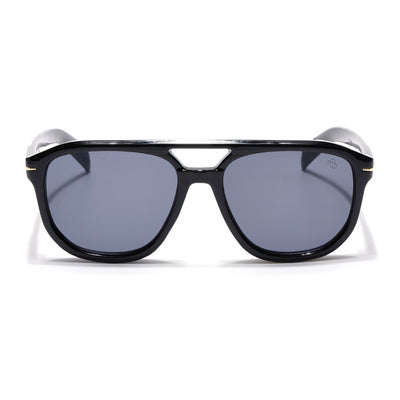 Eyejack Black Wayfarer Sunglasses for Men & Women (ZN3682CL2159)