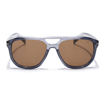 Eyejack Grey Wayfarer Sunglasses for Men & Women (ZN3682CL2161)