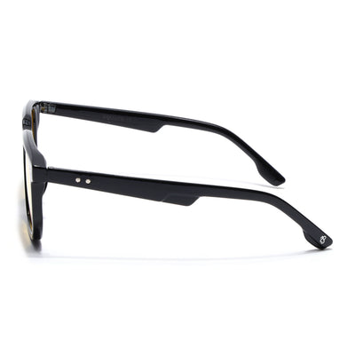 Eyejack Black Wayfarer Sunglasses for Men & Women (ZN3912CL2171)