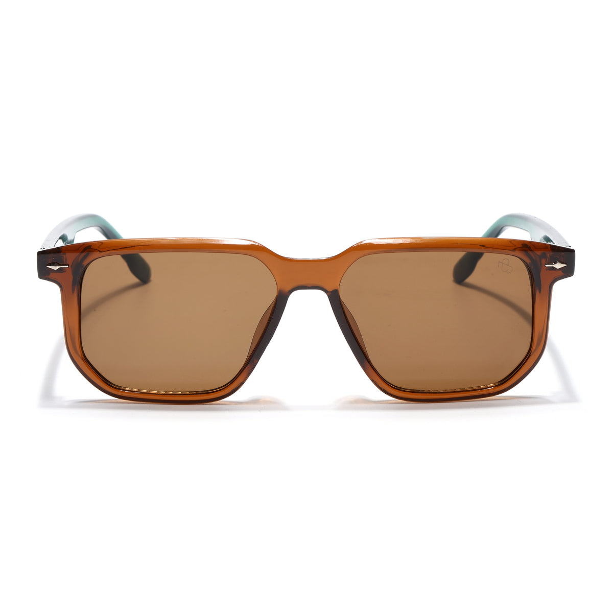 Eyejack Brown Wayfarer Sunglasses for Men & Women (ZN3912CL2172)