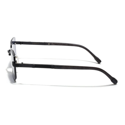 Eyejack Black Rimless Sunglasses for Men & Women (ZX98512CL2552)