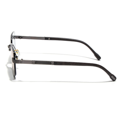 Eyejack Grey Rimless Sunglasses for Men & Women (ZX98512CL2553)