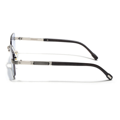 Eyejack Silver Rimless Sunglasses for Men & Women (ZX98512CL2554)