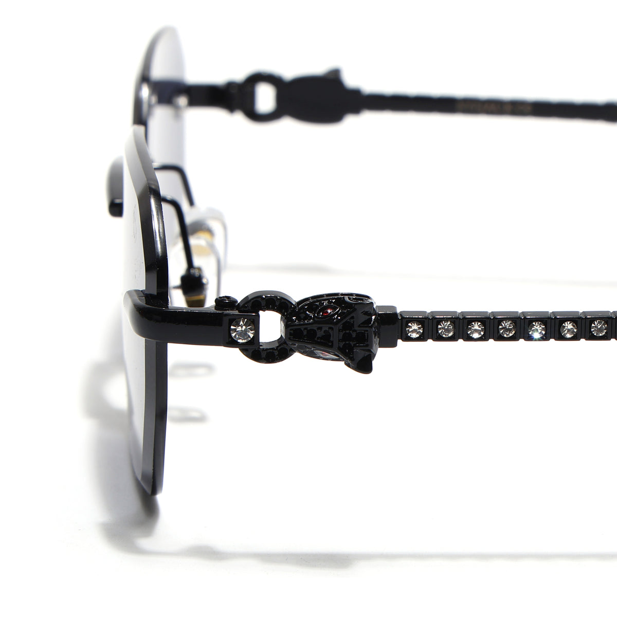 Eyejack Black Rimless Sunglasses for Men & Women (ZX98536CL2524)