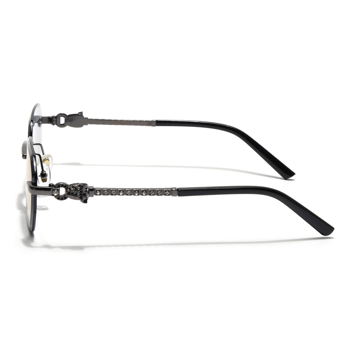 Eyejack Grey Rimless Sunglasses for Men & Women (ZX98536CL2525)