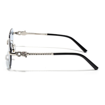 Eyejack Silver Rimless Sunglasses for Men & Women (ZX98536CL2526)