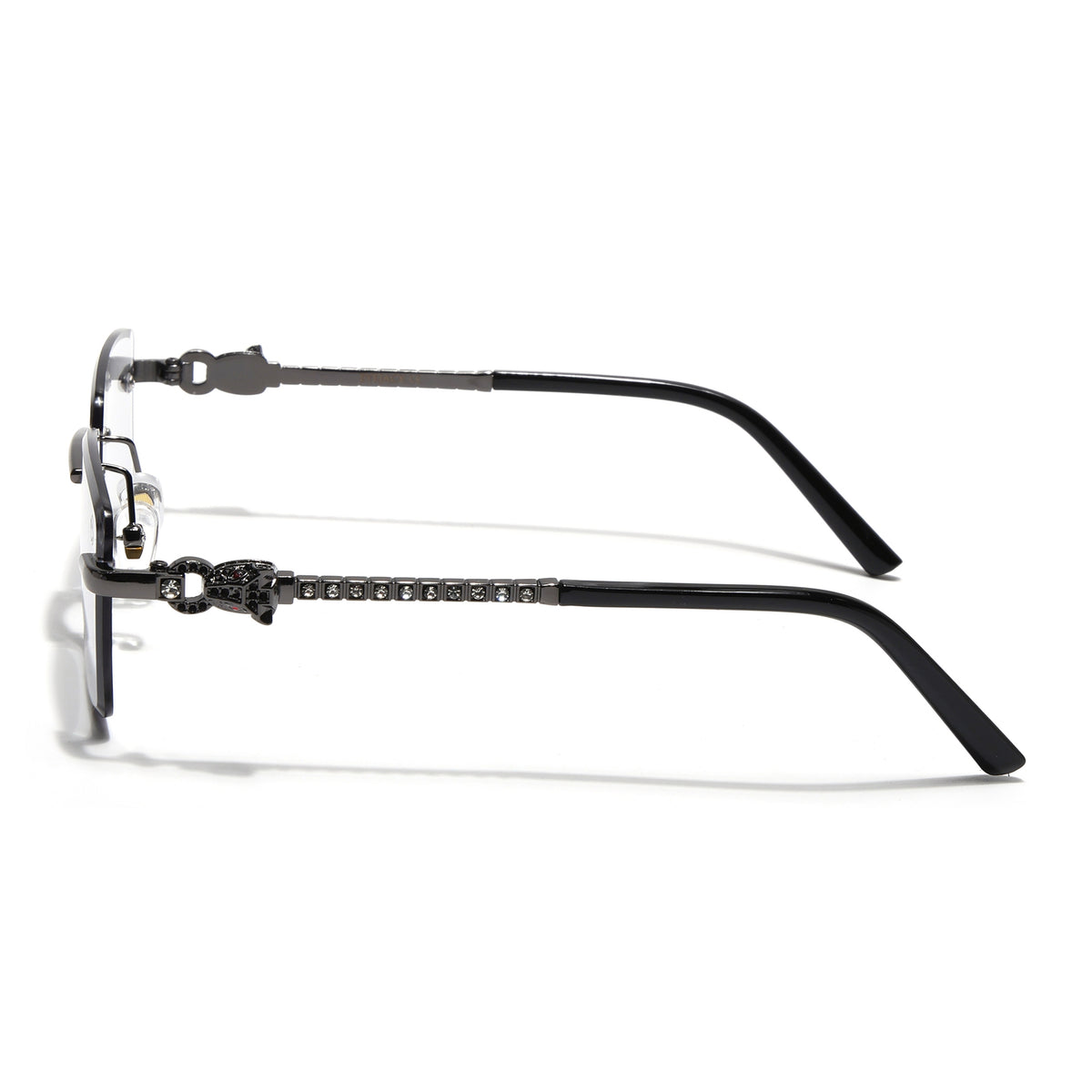Eyejack Photochromic Grey Rimless Sunglasses for Men & Women (ZX98537BCL2518)