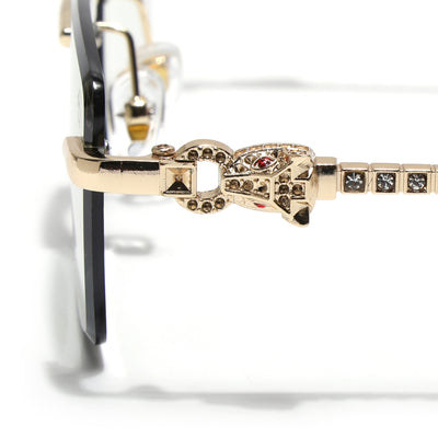 Eyejack Photochromic Golden Rimless Sunglasses for Men & Women (ZX98537BCL2520)