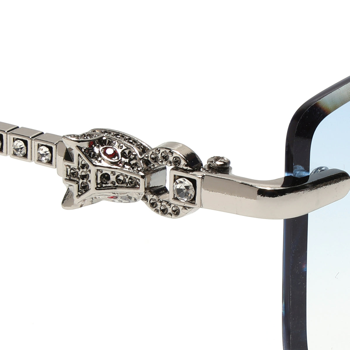 Eyejack Reflex Photochromic Silver Rimless Eyeglasses for Men & Women (ZX98537BFCL2523)