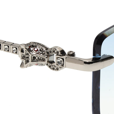 Eyejack Reflex Photochromic Silver Rimless Eyeglasses for Men & Women (ZX98537BFCL2523)