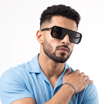 Raven - Black Square Sunglasses I 1904CL1032