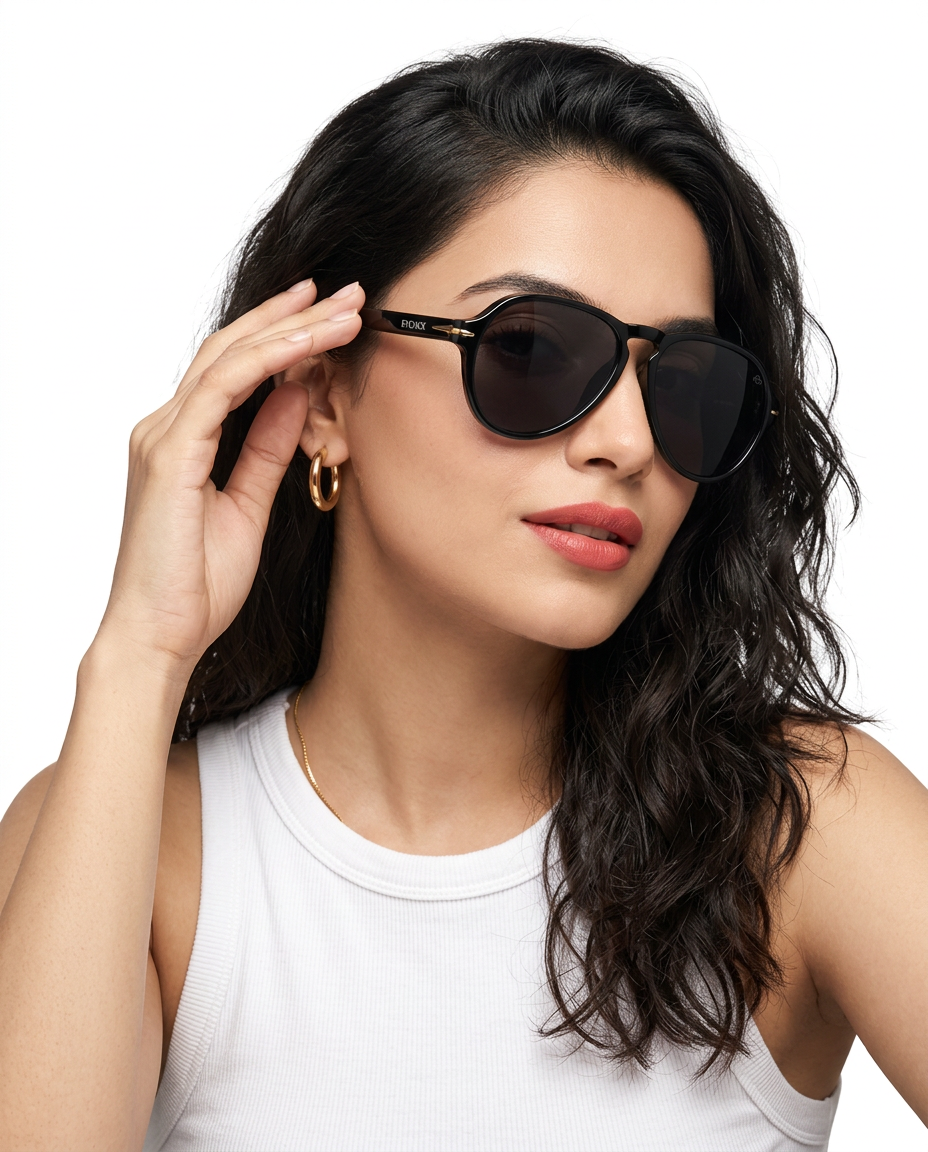 Eyejack Black Aviator Sunglasses for Men & Women (986CL972)