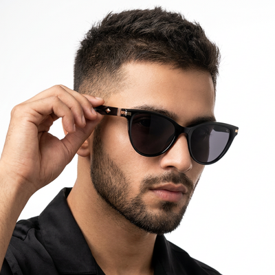 Eyejack Black Cateye Sunglasses for Women (90160CL814)