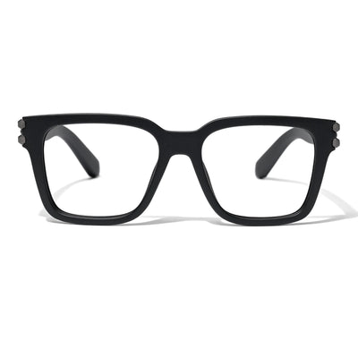 Sonic - Matt Black Square Eyeglasses I 82102CL584-C2